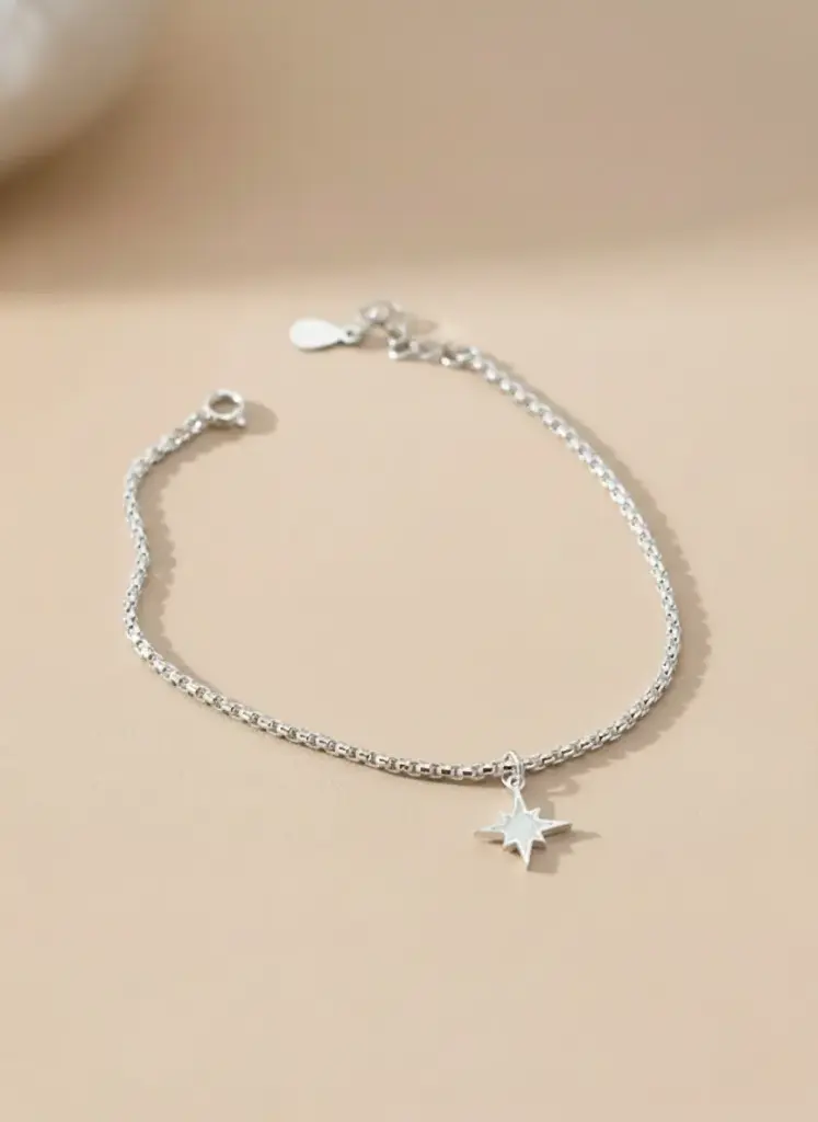 925 Silver Star Opal Bracelet, 0.0050 kg