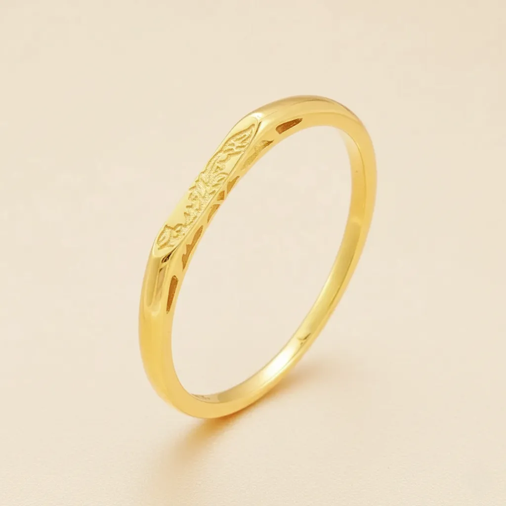 925 Silver 14K Gold Plated Vintage Flower Ring US 5, 2 g