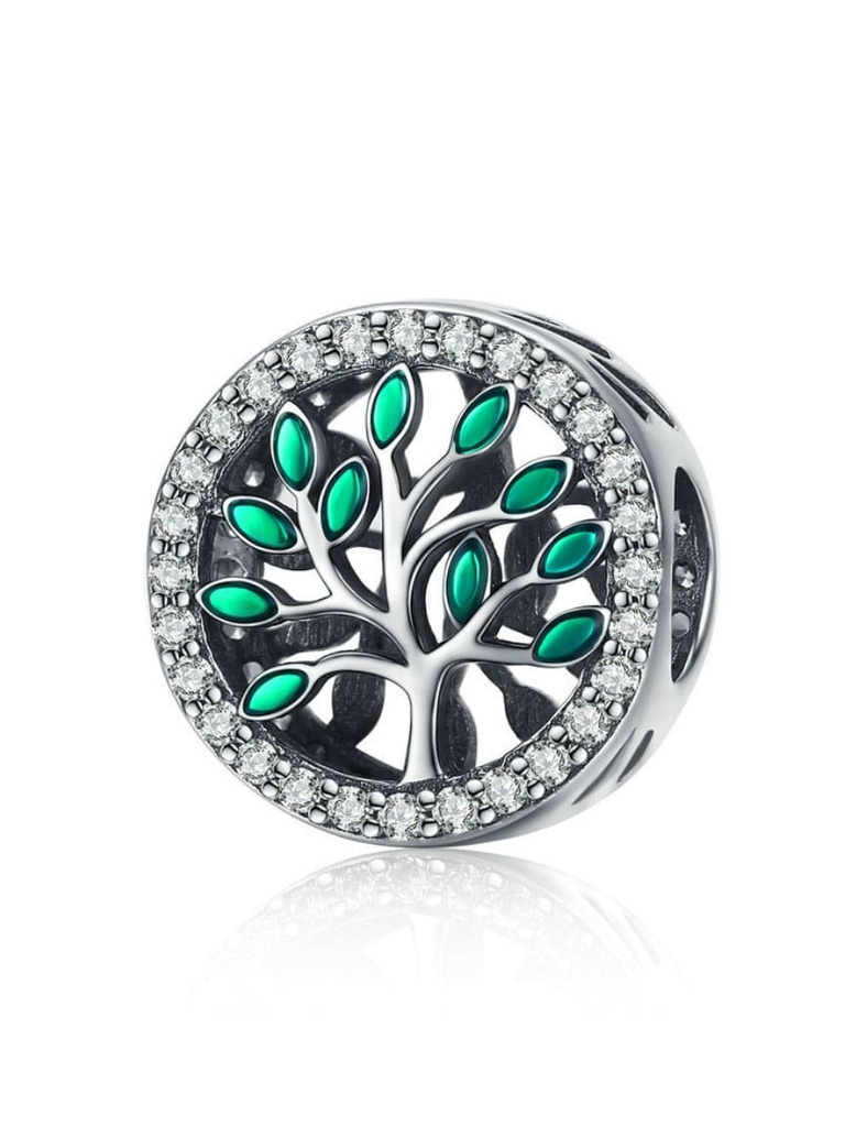 925 Silver Life Tree Charm, 0.0019 kg