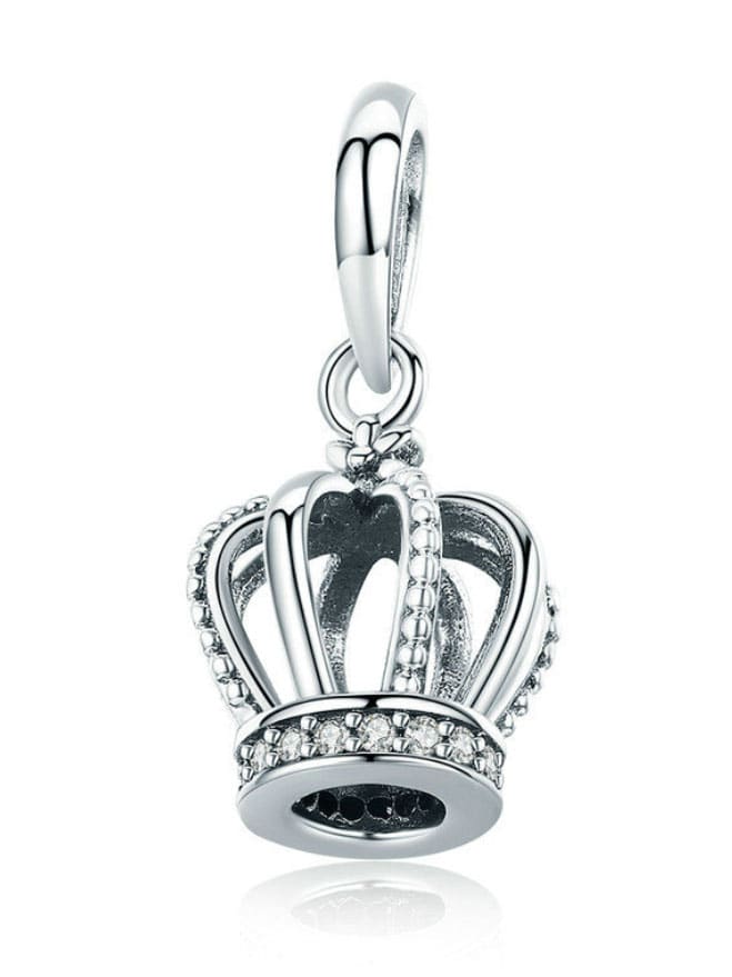 925 Silver Crown Charm, 0.0018 kg