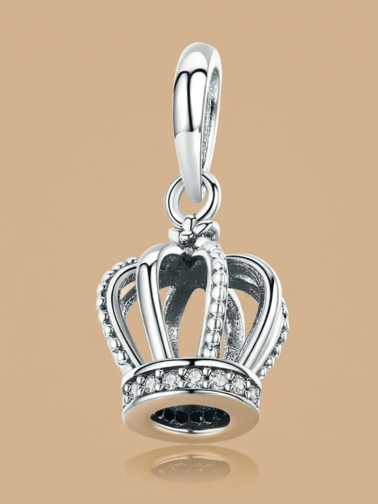 925 Silver Crown Charm, 0.0018 kg
