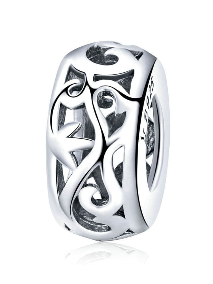 925 Silver Roll Grass Charm, 0.0008 kg