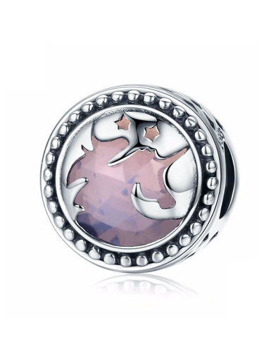 S925 Purple Unicorn Charm, 0.0025 kg